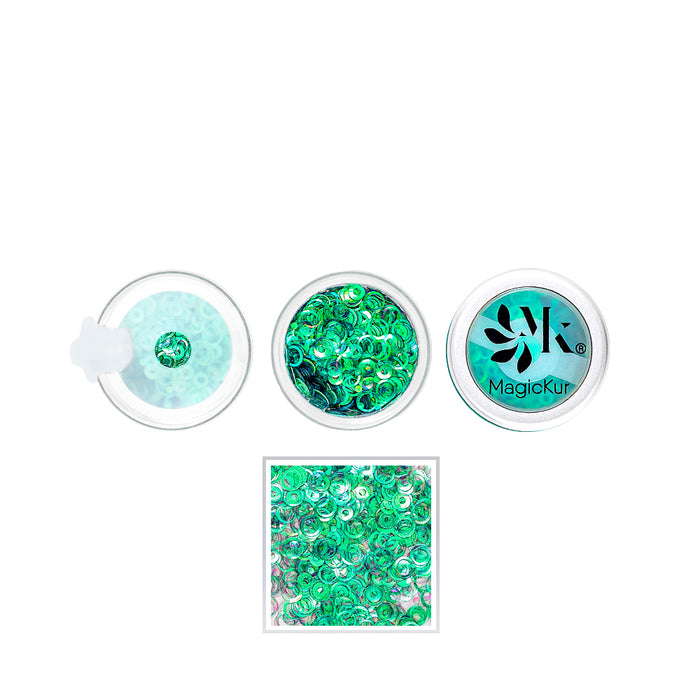Circus Green Intense (GLITTER-CONFETI)