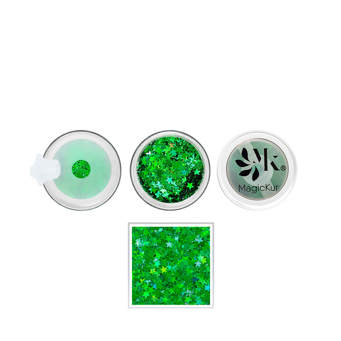 Green Star (GLITTER-CONFETI)