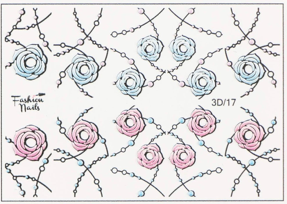 Sticker - Decoración para Uñas Fashion Nail 3D #17 Magickur