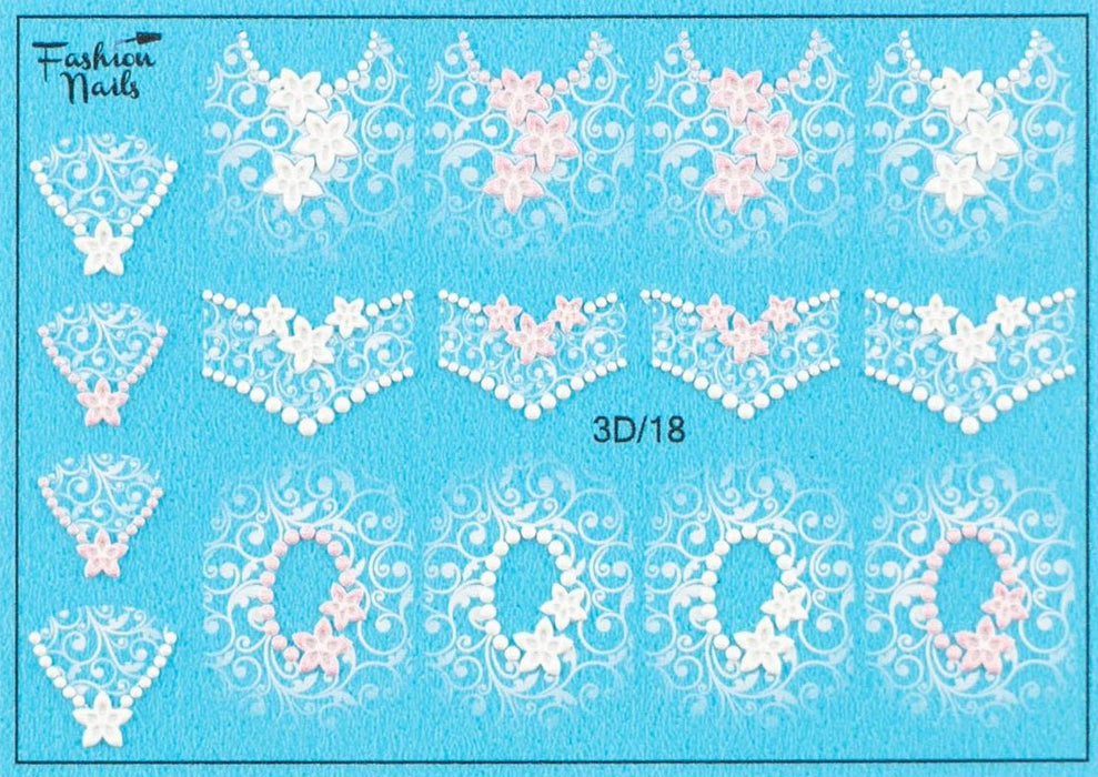 Sticker - Decoración para Uñas Fashion Nail 3D #18 Magickur