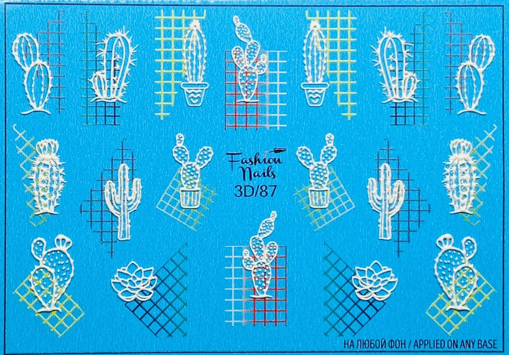 Sticker - Decoración para Uñas Fashion Nail 3D #87 Magickur