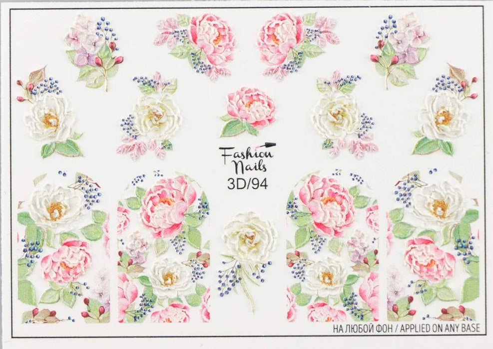 Sticker - Decoración para Uñas Fashion Nail 3D #94 Magickur