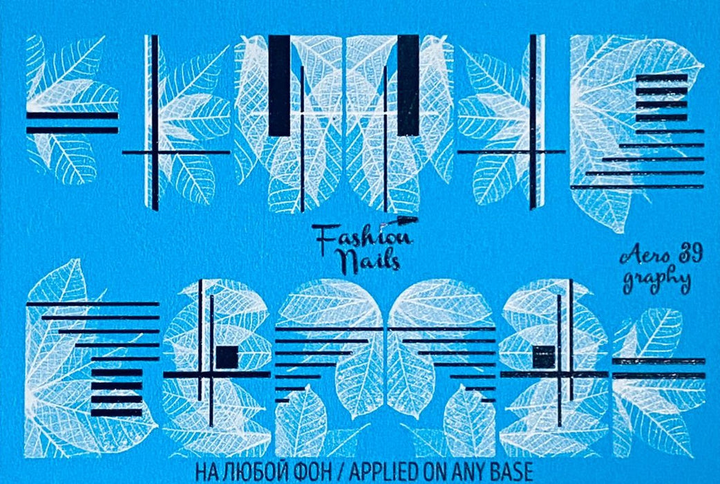 Sticker - Decoración para Uñas Fashion Nail Aerography A #39 Magickur