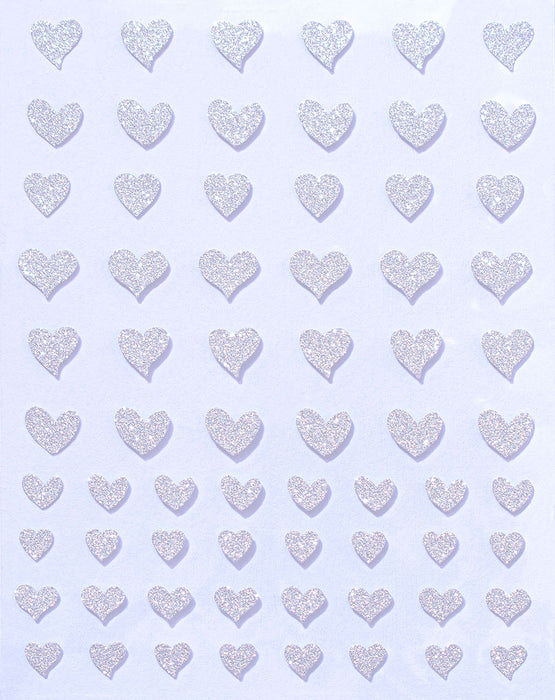 Sticker - Decoración para Uñas Corazón Plateado Magickur