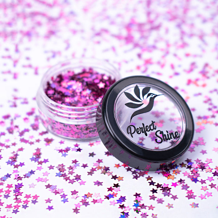 Pink Star (GLITTER-CONFETI)