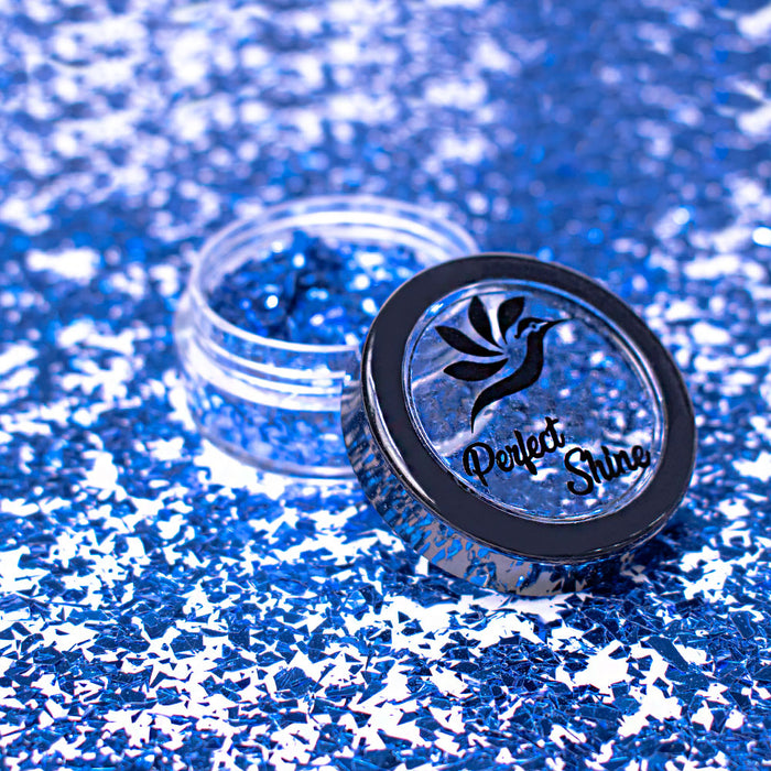 Electric Blue Shine Wings (GLITTER-CONFETI)