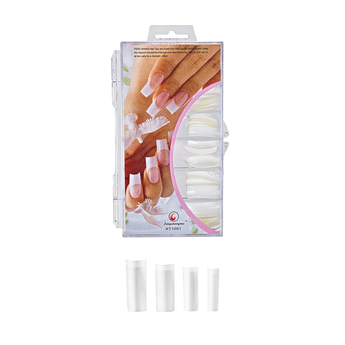Nail Tips Blanco En Caja x 100 Unidades