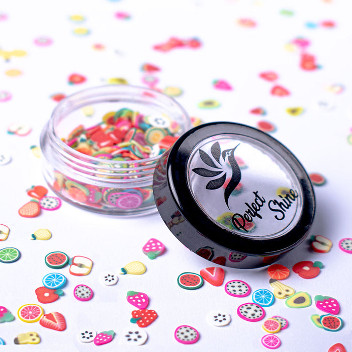 Fimo Frutitas (GLITTER-CONFETI) Magickur