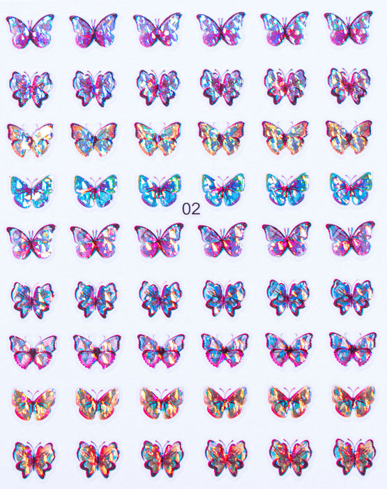 Sticker - Decoración para Uñas Mariposa #02 Magickur