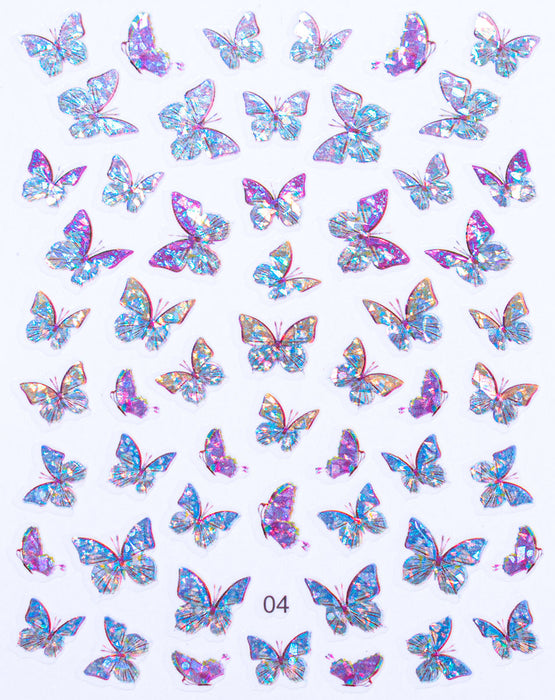 Sticker - Decoración para Uñas Mariposa #04 Magickur