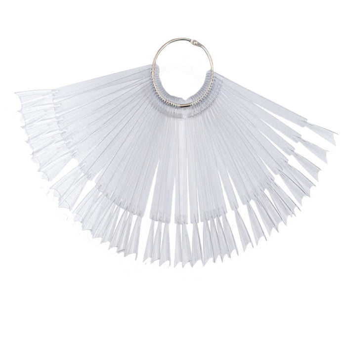 Muestrario Abanico Invertido Stiletto Transparente