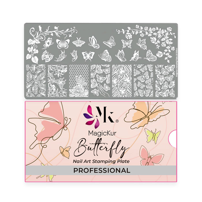 Placa para Stamping - Butterfly 12 Magickur