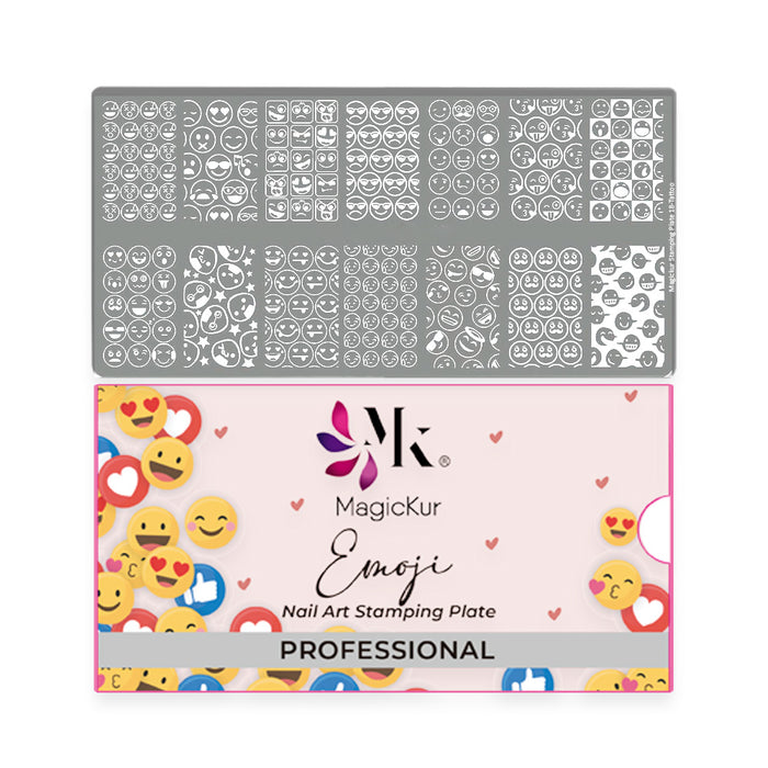 Placa para Stamping - Emoji 14 Magickur