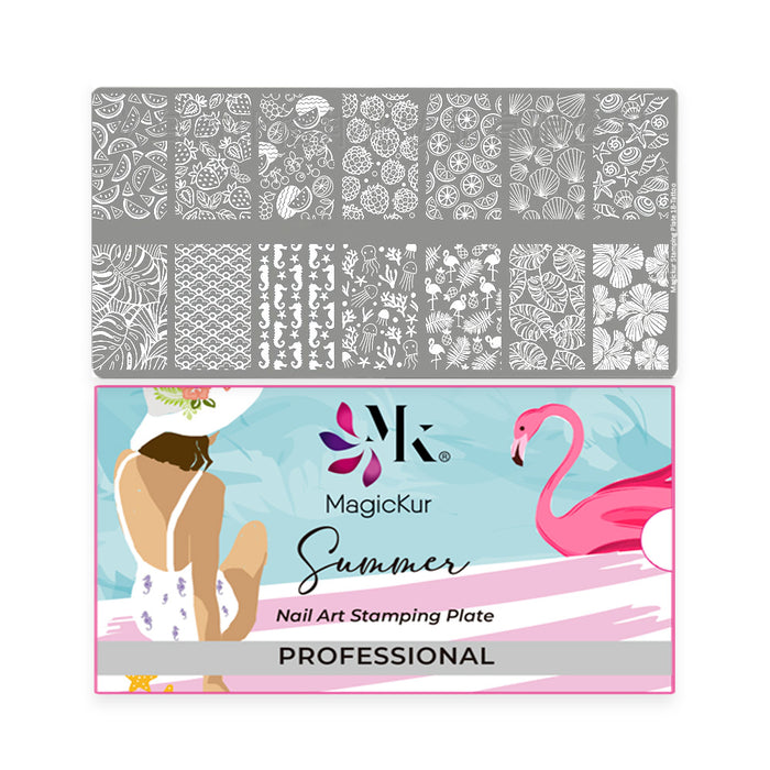Placa para Stamping - Summer 05 Magickur