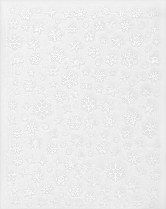 Sticker - Decoración para Uñas #912 Copitos Blancos Magickur
