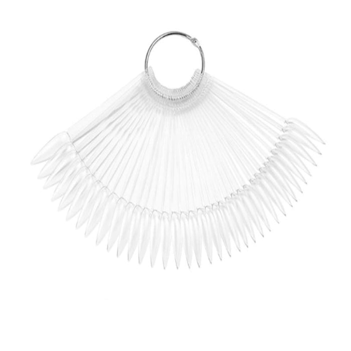 Muestrario Abanico Stiletto Transparente