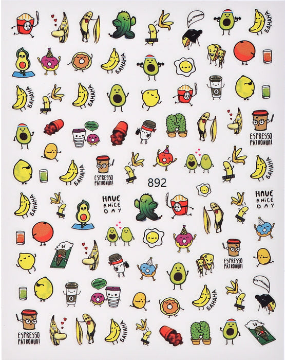 Sticker - Decoración para Uñas Paltita #892 Magickur