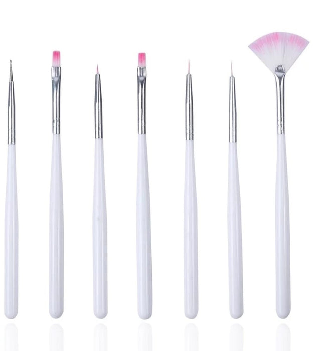 Set Pinceles Blancos para Decoración