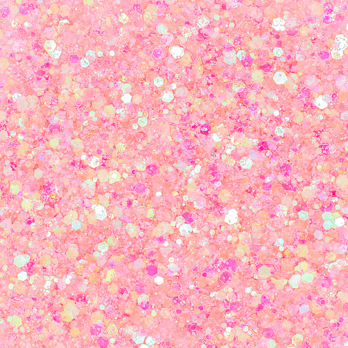 Bright Pink (GLITTER-CONFETI)