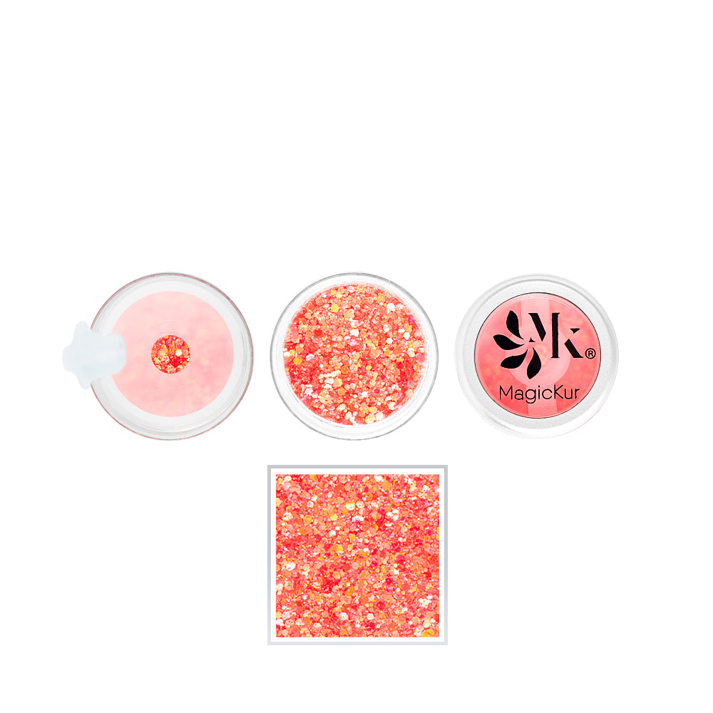Bright Salmon (GLITTER-CONFETI)