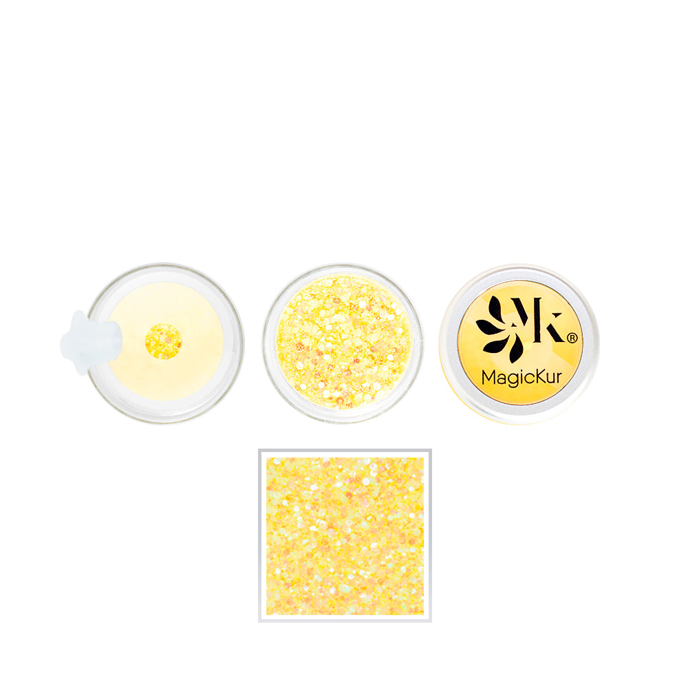 Bright Yellow (GLITTER-CONFETI)