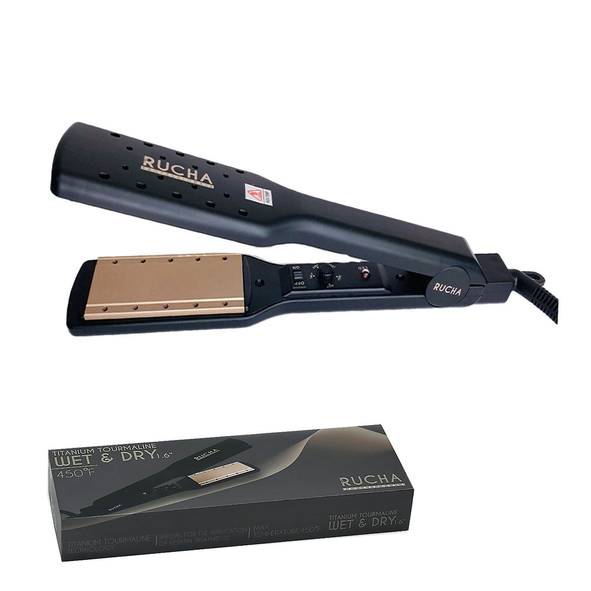 Plancha Profesional Plancha De Cabello Marca Rucha Plancha De