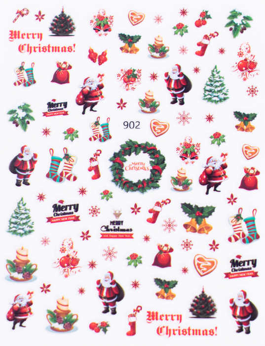 Sticker - Decoración para Uñas Navidad #902 Magickur