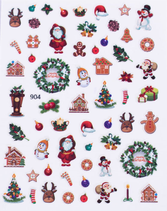 Sticker - Decoración para Uñas Navidad #904 Magickur