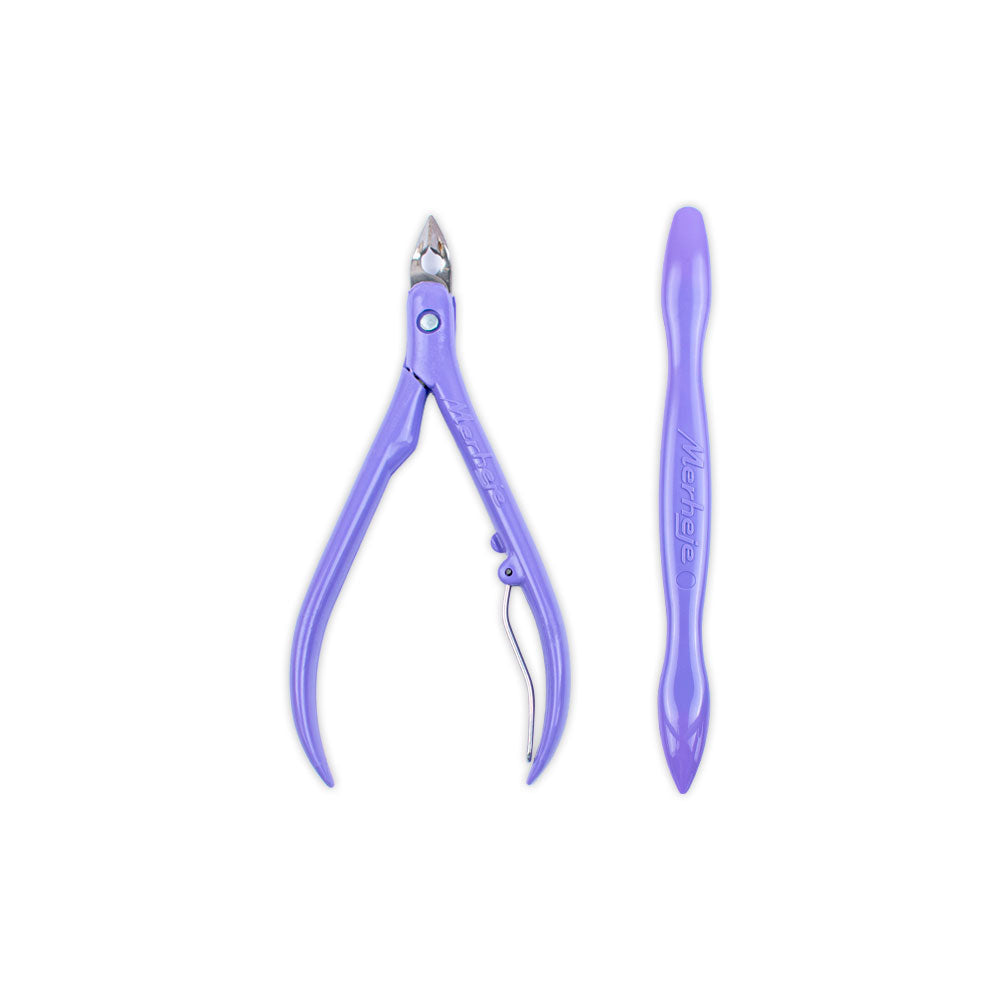 Corta Cutícula + Repujador Basic Pastel Merheje