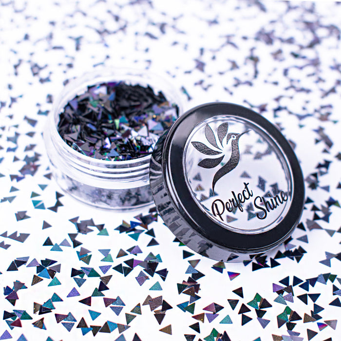 Glitter - Escarcha - Confeti - Purpurina, decoración para Uñas Spicy Black Magickur