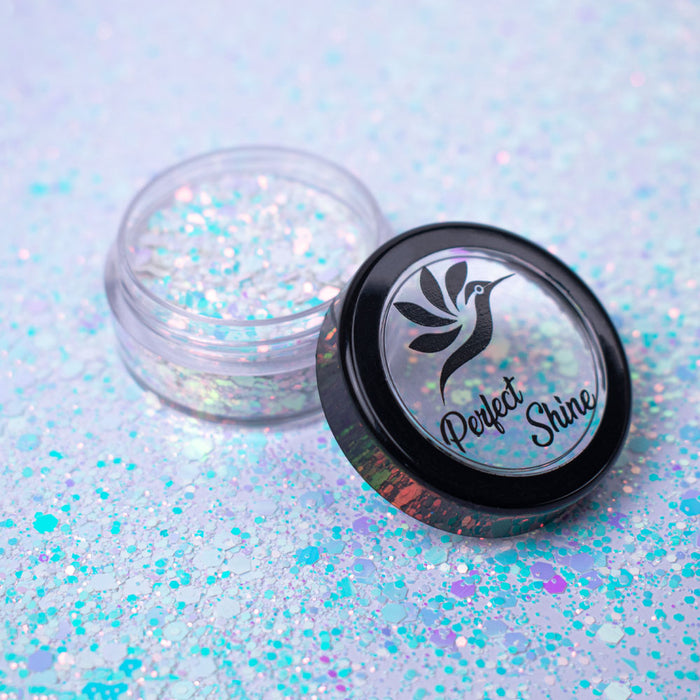 Glitter - Escarcha - Confeti - Purpurina, decoración para Uñas Romantic Bluish Magickur