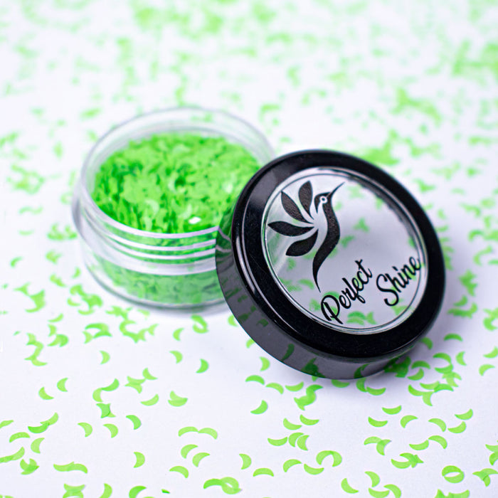 Glitter - Escarcha - Confeti - Purpurina, decoración para Uñas Moonlight Green Magickur
