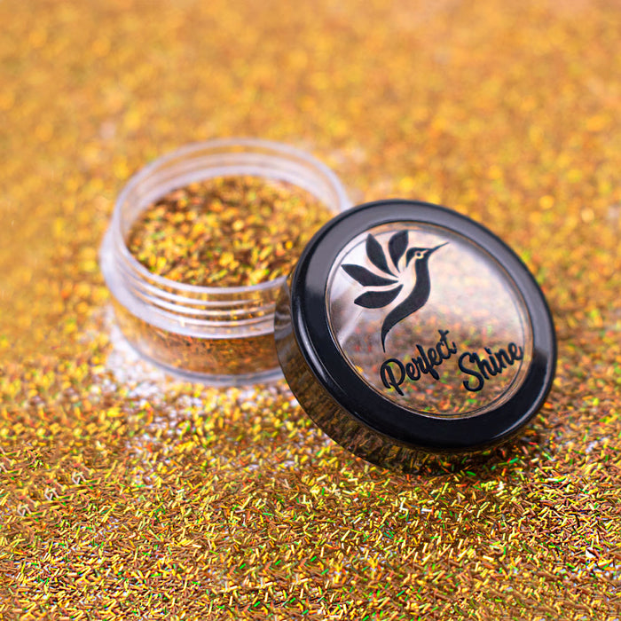 Glitter - Escarcha - Confeti - Purpurina, decoración para Uñas Sticks Golden Magickur