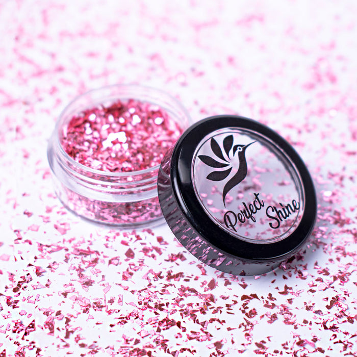 Glitter - Escarcha - Confeti - Purpurina, decoración para Uñas Shine Wings Pinky Magickur