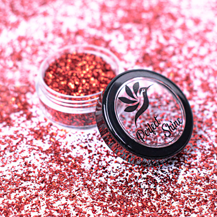 Glitter - Escarcha - Confeti - Purpurina, decoración para Uñas Shine Wings Red Magickur