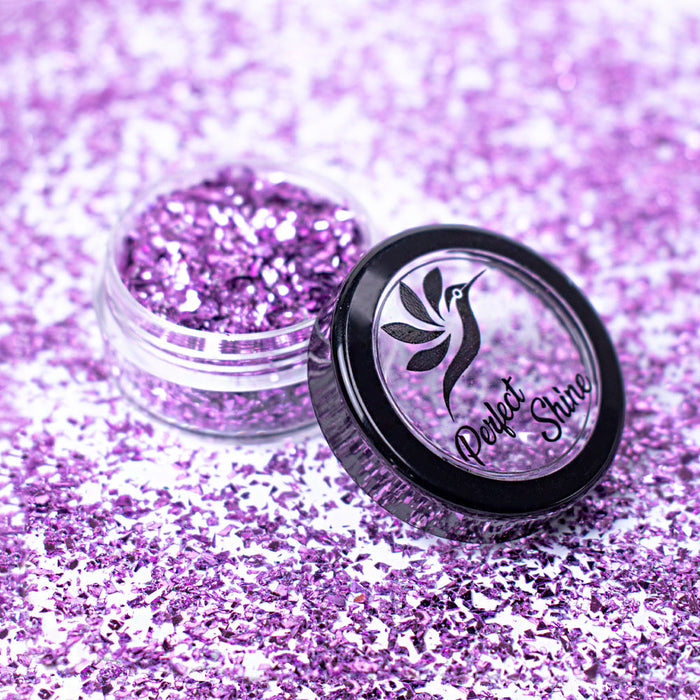 Glitter - Escarcha - Confeti - Purpurina, decoración para Uñas Shine Wings Lilac Magickur