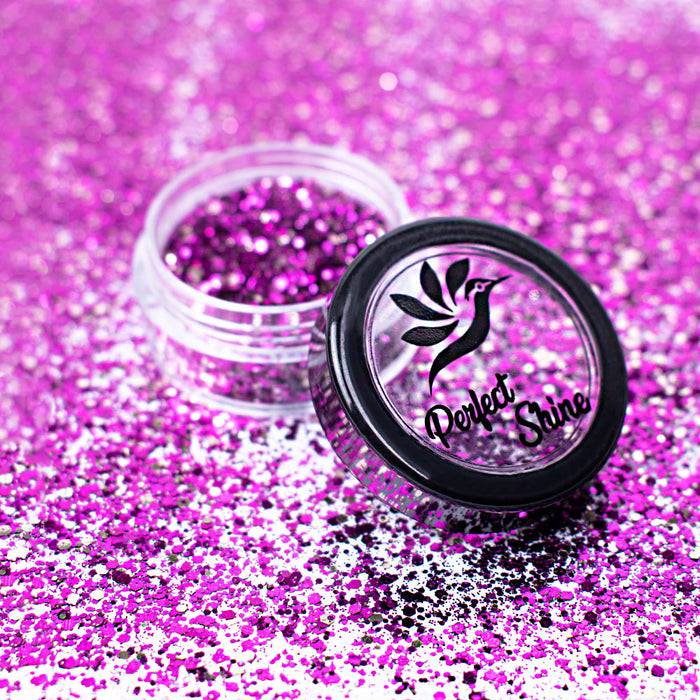 Glitter - Escarcha - Confeti - Purpurina, decoración para Uñas Glossy Grape Magickur