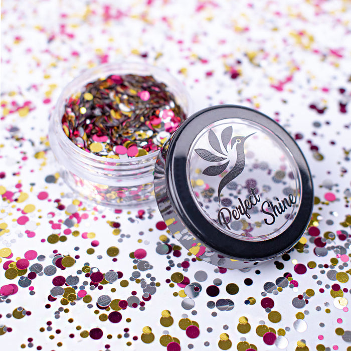 Glitter - Escarcha - Confeti - Purpurina, decoración para Uñas Circular Baby Girl Dots Magickur