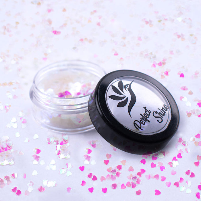 Glitter - Escarcha - Confeti - Purpurina, decoración para Uñas Heart Tender Love Magickur