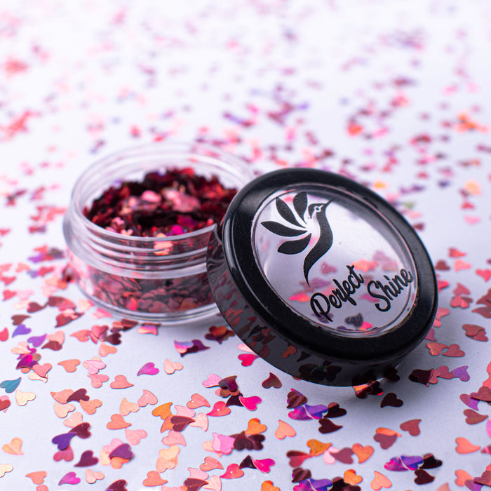 Glitter - Escarcha - Confeti - Purpurina, decoración para Uñas Heart Sweet Lady Magickur