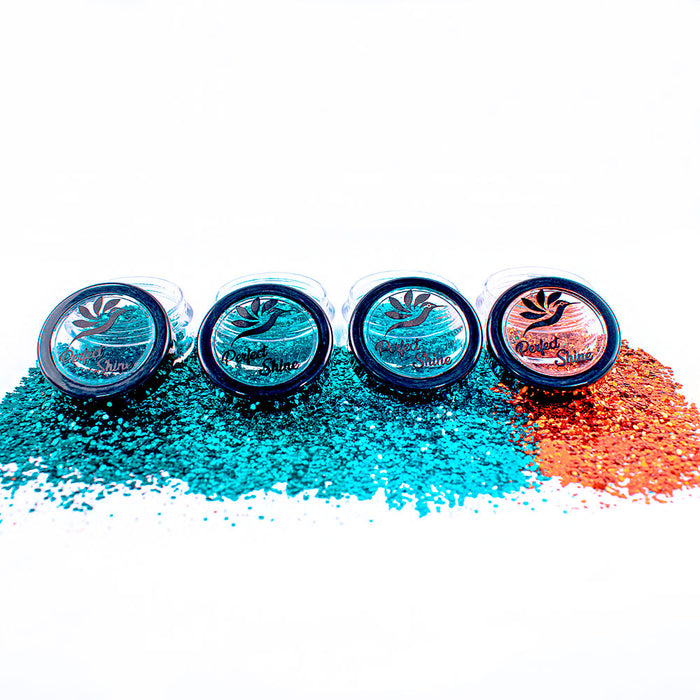 Decoración Cristales - Confeti - Piedras Decorativas para Uñas - Set Glitter Perfect Shine Aquamarine Magickur