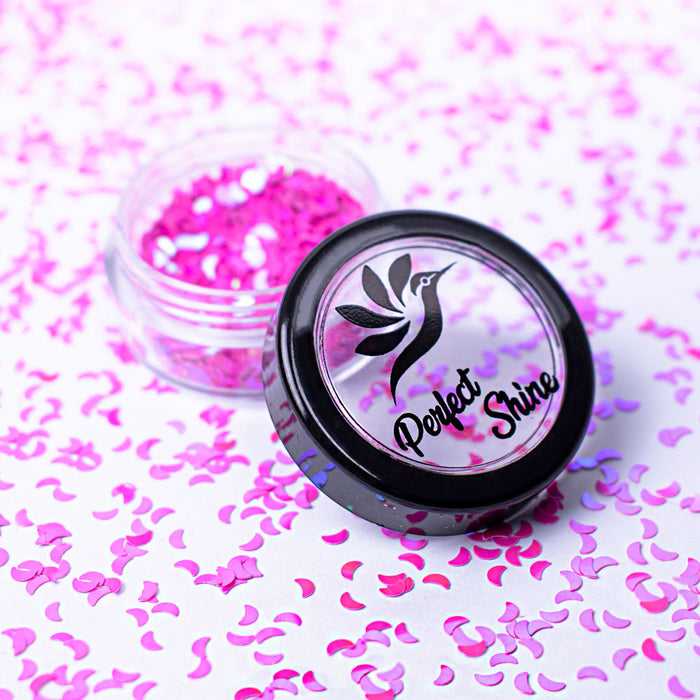 Glitter - Escarcha - Confeti - Purpurina, decoración para Uñas Moonlight Pink Magickur