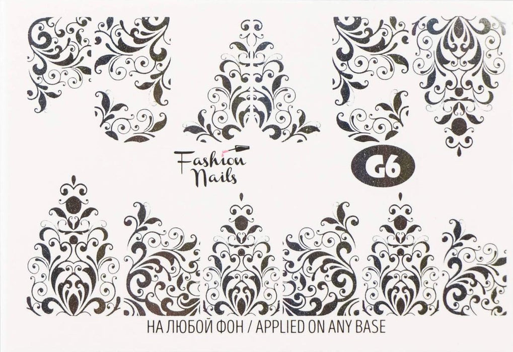 Sticker - Decoración para Uñas Fashion Nail G #06 Magickur