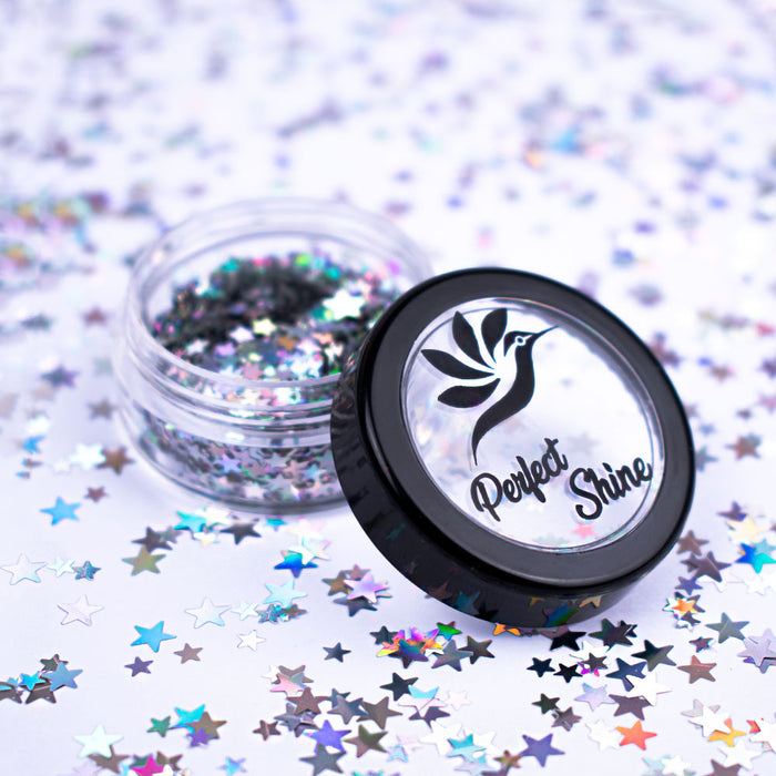 Glitter - Escarcha - Confeti - Purpurina, decoración para Uñas Star Holo Magickur