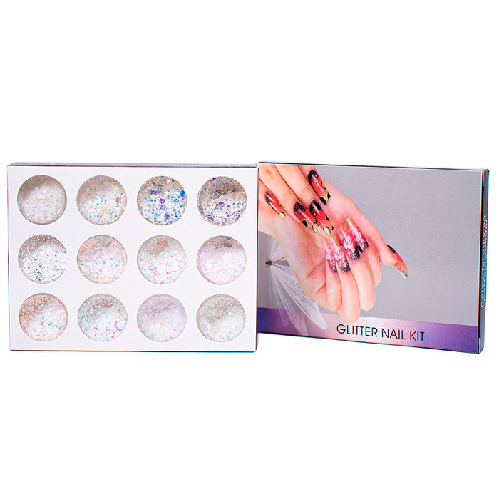 Glitter - Escarcha - Confeti - Purpurina, decoración para Uñas Set Confeti E Magickur