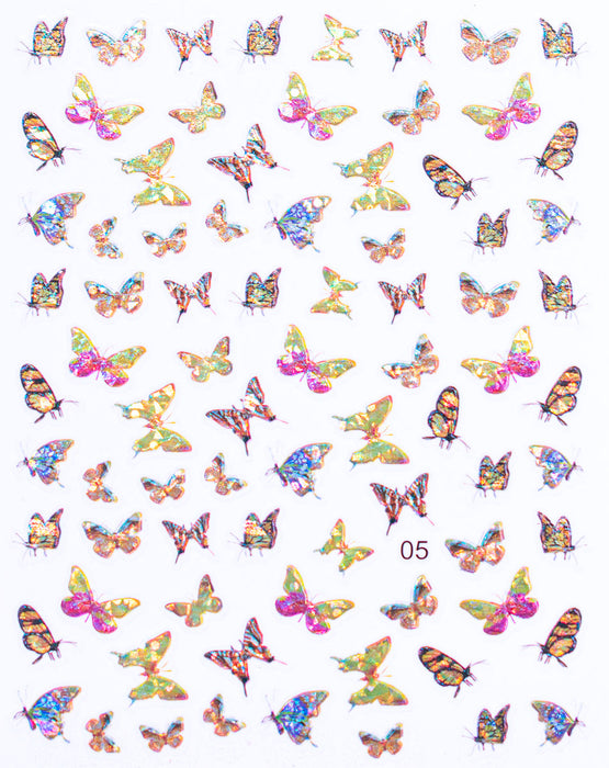 Sticker - Decoración para Uñas Mariposa #05 Magickur
