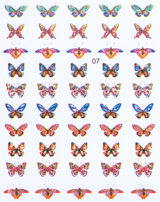 Sticker - Decoración para Uñas Mariposa #07 Magickur