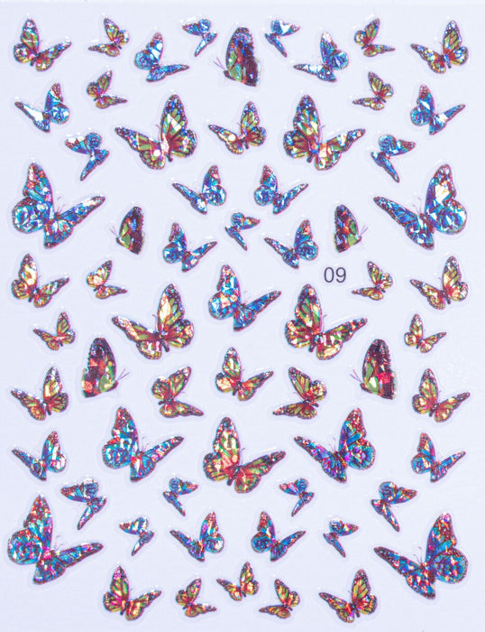 Sticker - Decoración para Uñas Mariposa #09 Magickur