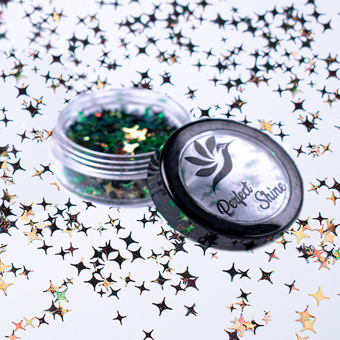 Glitter - Escarcha - Confeti - Purpurina, decoración para Uñas Sparkles Chamaleon #01 Magickur