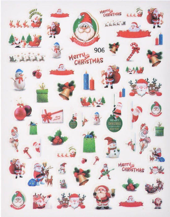 Sticker - Decoración para Uñas Navidad #906 Magickur